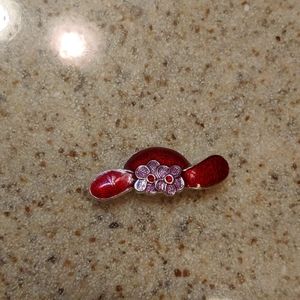Lia Sophia Red Hat Pin